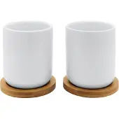 Bredemeijer Tasses de Thé Bredemeijer Silhouet Umea Wit (2-Pièces)