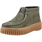 Clarks Bottines à lacets vert foncé