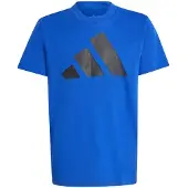 Adidas T-Shirt fonctionnel 'Essentials' bleu roi / noir