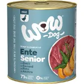 Wow 6x 800g Senior Ente Hundefutter nass