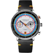 Sternglas Montre homme noir verre étoilé verre étoilé-S01-HC36-VI22