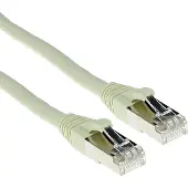 ACT Ivory 7 mètres de câble patch SFTP CAT6A snagless avec connecteurs RJ45