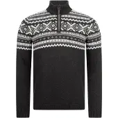 Giesswein Pull-over anthracite / blanc