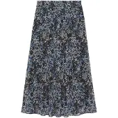 Catwalk junkie Jupe Midi Sk Cloudy Leaves Gris Femme | Pointure XS