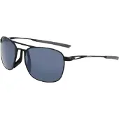 Nike ACE DRIVER EV24008, lunettes de soleil pour hommes, couleur noir satiné/gris, dimensions 56/18/145