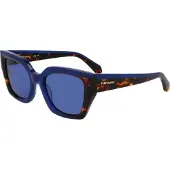 Salvatore Ferragamo Lunettes de Soleil SF2035S 52/19/145 Opaline blue/dark tortoise Acetate WOMAN SF2035S