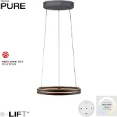 Paul Neuhaus Lampe suspendue élégante Pure E-Loop black