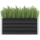 vidaXL Lit surélevé de jardin Anthracite 100x40x45 cm Acier galvanisé45733