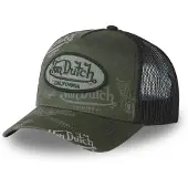Von Dutch Casquette 'Gorra verde logos cafe01 trucker cap' vert foncé