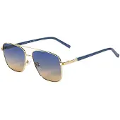 GUESS Lunettes de soleil modèle GU3040, couleur bleue, pour homme, taille unique