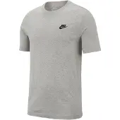 Nike T-Shirt 'Club' bleu marine / gris chiné