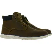Jack & Jones Bottines à lacets 'Tubar' bleu nuit / marron