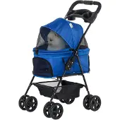 PawHut Chariot pour chien PawHut avec porte-gobelet D00-127