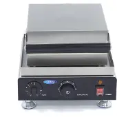 Maxima Gaufrier robuste pour 10 churros, thermostat variable et minuterie, Gaufrier, Noir, Argent