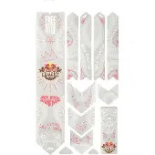All Mountain Style Red Bull Rampage Freeride Protection de cadre Transparente Transparente One Size