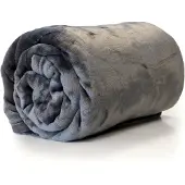 Unique living - Enzo plaid 130x180cm Gris foncé