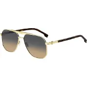 HUGO BOSS Lunettes de Soleil BOSS 1743/S 59/15/145 Gold havana Metal frames UNISEX BOSS 1743/S