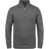!Solid Pull-over 'Tommy' gris foncé