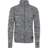 !Solid Vestes en maille 'Pomeroy' bleu / marron / blanc