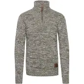 !Solid Pull-over 'Philostrate' marron / vert / blanc cassé