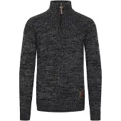 !Solid Pull-over 'Philostrate' marron / gris / noir