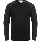 !Solid T-Shirt 'Bastien' anthracite / noir / blanc