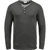 !Solid T-Shirt 'Doriano' gris foncé