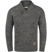 !Solid Pull-over 'Phil' marron / gris