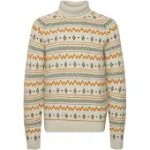 Blend Pull-over beige / gris / rouge