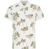 Blend T-Shirt 'Polo' mélange de couleurs / blanc