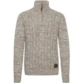 !Solid Pull-over 'Pankraz' beige foncé