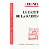 Vrin Le droit de la raison