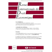 De Boeck Supérieur Revue internationale de droit économique