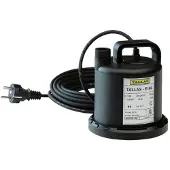 Tallas Pompe d'aspiration plate E 160 NA aspiration plate jusqu'à 3 mm 90 watts noir