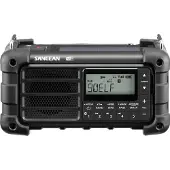 Sangean MMR-99 DAB noir Radio d'urgence/à manivelle/solaire