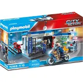 Playmobil 70568 Police Escape From Prison Multicolore Enfants