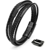 SERASAR Bracelet 'Wild' noir