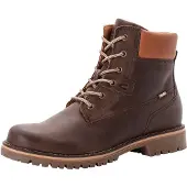 Camel active Bottines à lacets 'Carina' marron châtaigne / brun foncé