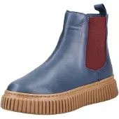 Andrea conti Bottines saphir / rouge foncé