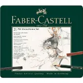 Faber-Castell Case Monochrome Drawing 21 Pieces Multicolore Enfants