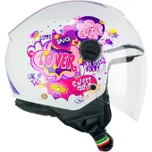 Cgm 261g Mini Comics Junior Open Face Helmet Rose S Enfants