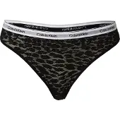 Calvin Klein Underwear String noir / blanc