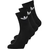 Adidas Originals Chaussettes 'Trefoil' noir / blanc