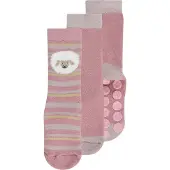 Ewers Chaussettes jaune / pierre / rose ancienne / blanc