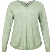 ONLY Carmakoma Pull-over 'Margareta' vert chiné