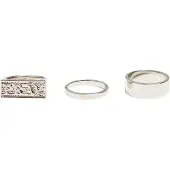 Mister tee Bague 'Pray' argent