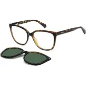 Polaroid Lunettes de Soleil PLD 6229/CS 55/17/140 HAVANA/ GREEN POLARIZED ECO POLYAMIDE femme PLD 6229/CS