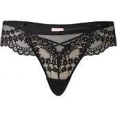 Hunkemoller String 'Daisy' noir