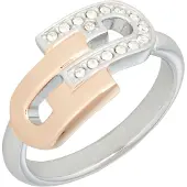 Furla Bague or / argent / transparent
