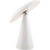 Present Time - Lampe de table Phoebe Led - Blanc - Ø23cm Lampe de table - Lampe de chevet, salon, chambre à coucher